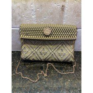Maria Victoria Gold Clutch Like New